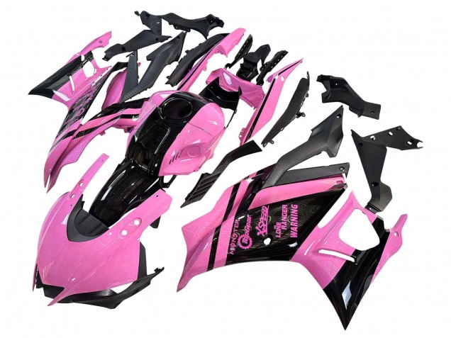 Comprar Carenados Moto Yamaha YZF R3/R25 2022-2024 - Rosa Negro Brillante Monstruo
