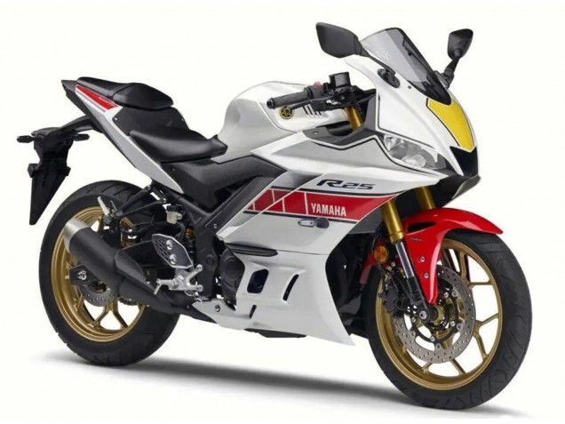 Comprar Carenado Moto Yamaha YZF R3/R25 2022-2024 - Blanco Rojo Negro