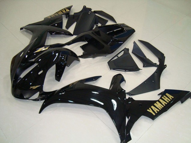 Comprar Carenados Moto Yamaha YZF R1 2002-2003 - Negro Brillante Oro Calcomanías