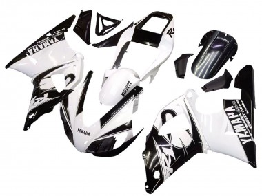 Comprar Carenados Moto Yamaha YZF 1000 R1 1998-1999 - Blanco Negro Brillante