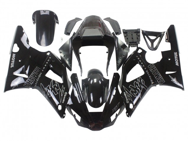 Comprar Carenados Moto Yamaha YZF 1000 R1 2000-2001 - Negro Brillante Blanco Monstruo Motul
