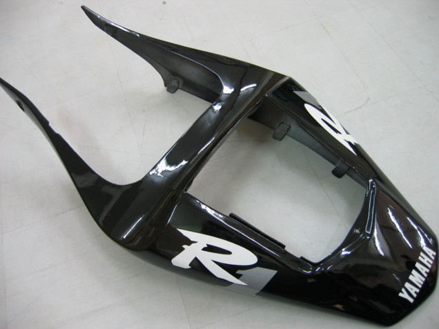 Comprar Carenados Moto Yamaha YZF 1000 R1 2000-2001 - Negro Brillante Blanco Calcomanía