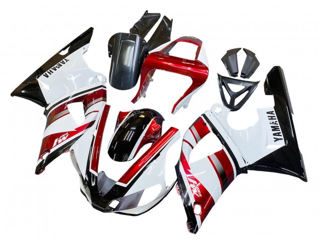 Comprar Carenado Moto Yamaha YZF 1000 R1 2000-2001 - Rojo Blanco Negro Brillante