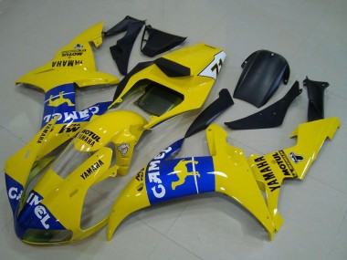 Comprar Carenados Moto Yamaha YZF R1 2002-2003 - Amarillo Azul Camello Motul