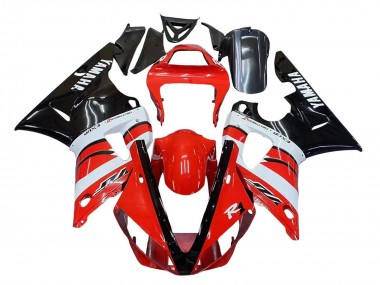 Comprar Carenados Moto Yamaha YZF 1000 R1 2000-2001 - Rojo Blanco Negro Brillante