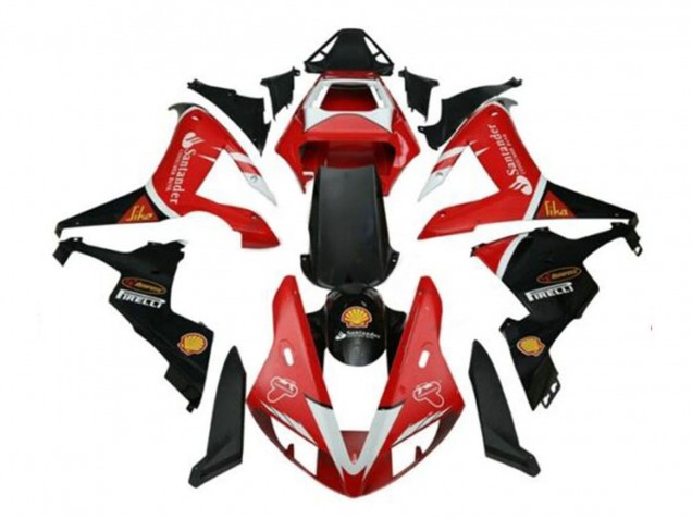 Comprar Carenados Moto Yamaha YZF 1000 R1 2002-2003 - Rojo Plata Negro Santander