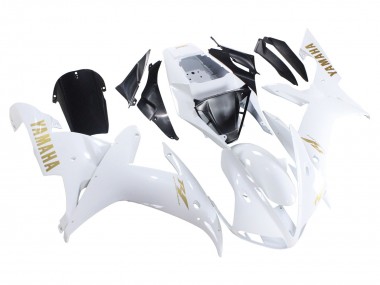 Comprar Carenados Moto Yamaha YZF 1000 R1 2002-2003 - Blanco Oro Calcomanías