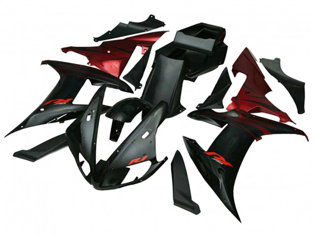 Comprar Carenados Moto Yamaha YZF 1000 R1 2002-2003 - Rojo Negro Llama