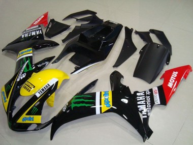 Comprar Carenados Moto Yamaha YZF R1 2002-2003 - Negro Brillante Amarillo Rojo Verde Motul Monstruo