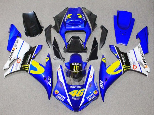Comprar Carenados Moto Yamaha YZF 1000 R1 2002-2003 - Azul Blanco Negro Amarillo Monstruo 46