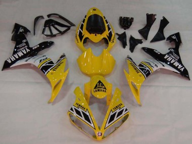 Comprar Carenados Moto Yamaha YZF 1000 R1 2004-2006 - Amarillo Blanco Negro Brillante