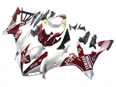 Comprar Carenados Moto Yamaha YZF 1000 R1 2004-2006 - Plata Rojo Fortuna Motul
