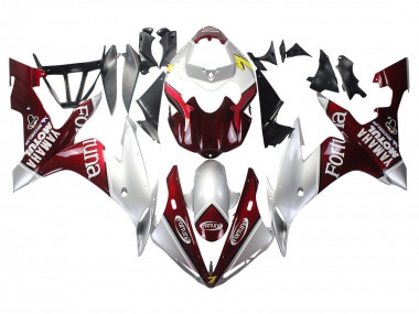 Comprar Carenados Moto Yamaha YZF 1000 R1 2004-2006 - Plata Rojo Fortuna Motul