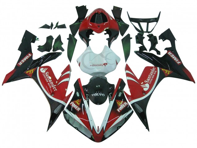 Comprar Carenados Moto Yamaha YZF 1000 R1 2004-2006 - Rojo Blanco Negro Verde Volvo Jika Fimer Santander