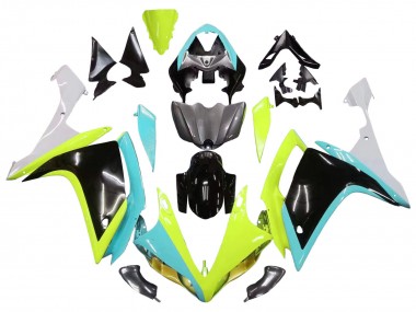 Comprar Carenados Moto Yamaha YZF 1000 R1 2007-2008 - Azul Claro Verde Lima Negro