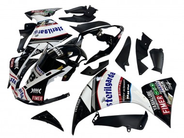 Comprar Carenados Moto Yamaha YZF 1000 R1 2009-2011 - Negro Brillante Blanco Rojo Volvo Fimer Yamalube 87