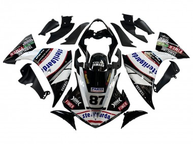 Comprar Carenados Moto Yamaha YZF 1000 R1 2009-2011 - Negro Brillante Blanco Rojo Volvo Fimer Yamalube 87