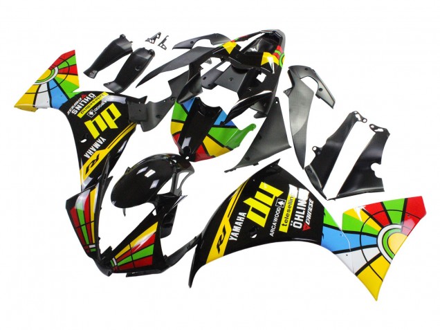 Comprar Carenados Moto Yamaha YZF 1000 R1 2012-2014 - Negro Brillante Amarillo Verde Azul Rojo RuedaColores