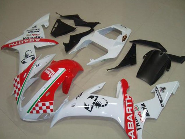 Comprar Carenados Moto Yamaha YZF R1 2002-2003 - Blanco Rojo Verde Abarth Motul Michelin