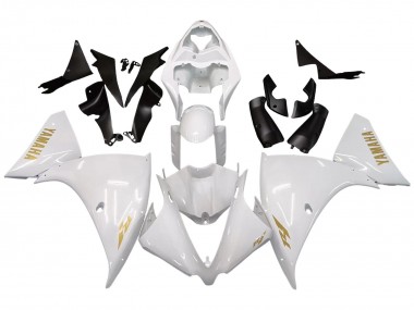 Comprar Carenados Moto Yamaha YZF 1000 R1 2012-2014 - Blanco Oro Calcomanías