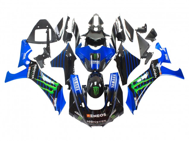 Comprar Carenados Moto Yamaha YZF 1000 R1 2020-2025 - Azul Negro Verde Negro ENEOS Monstruo