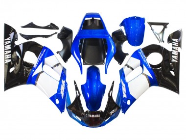 Comprar Carenados Moto Yamaha YZF 600 R6 1998-2002 - Blanco Azul Negro Brillante