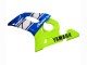 Comprar Carenados Moto Yamaha YZF 600 R6 1998-2002 - Neon Verde Azul Blanco Champions
