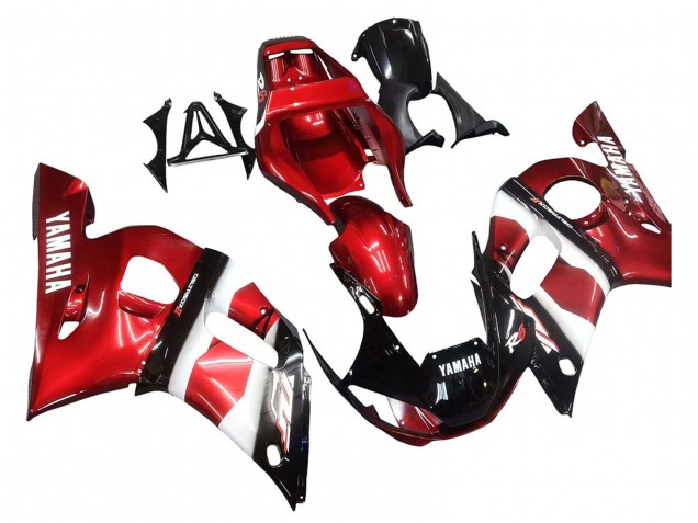 Comprar Carenados Moto Yamaha YZF 600 R6 1998-2002 - Rojo Blanco Negro Brillante