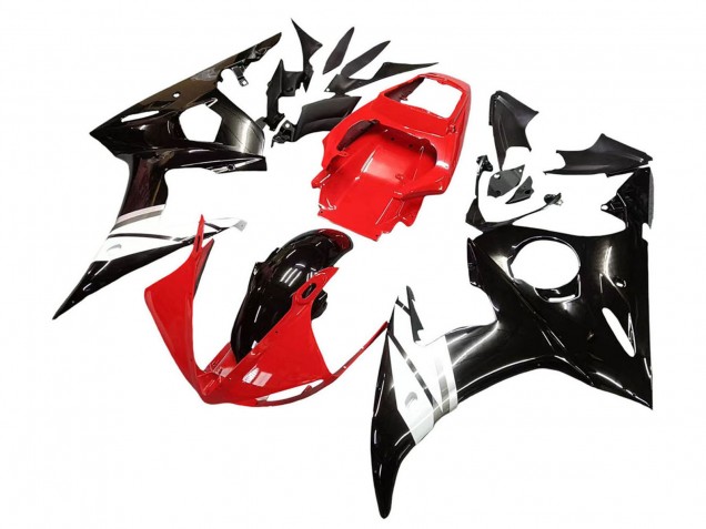 Comprar Carenados Moto Yamaha YZF R6 2003-2004 - Rojo Blanco Negro Brillante
