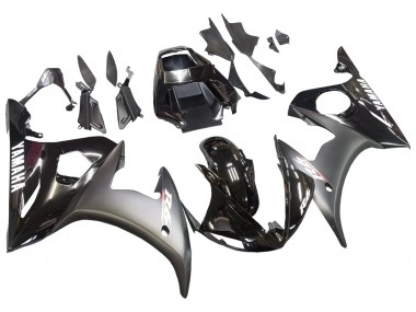Comprar Carenados Moto Yamaha YZF R6S 2006-2009 - Negro Brillante Negro Mate Blanco Calcomanías