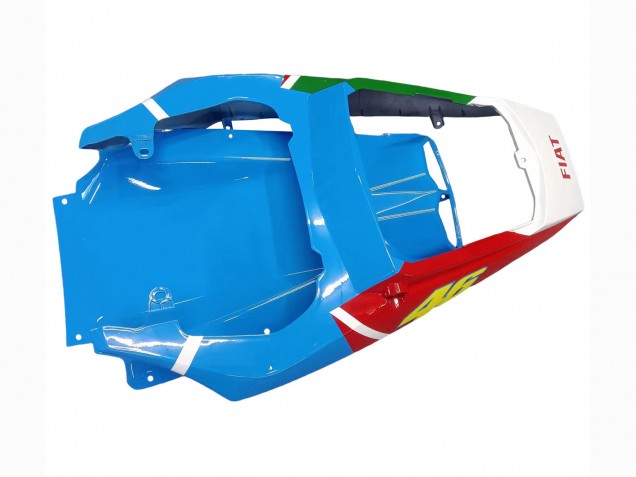Comprar Carenados Moto Yamaha YZF R6 2003-2004 - Blanco Azul Verde Rojo Kastinee Dunlop Motul