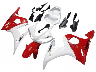 Comprar Carenados Moto Yamaha YZF R6 2003-2004 - Blanco Rojo