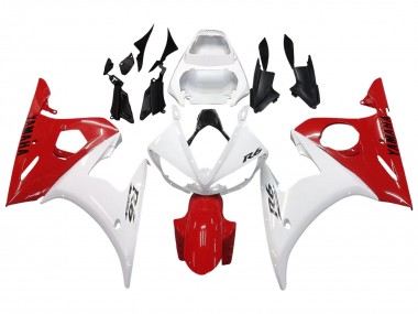 Comprar Carenados Moto Yamaha YZF R6 2003-2004 - Blanco Rojo