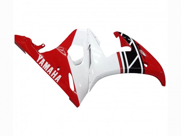 Comprar Carenado Moto Yamaha YZF R6 2003-2004 - Blanco Rojo Negro Brillante