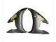 Comprar Carenados Moto Yamaha YZF R6 2003-2004 - Negro Brillante Negro Mate Oro Calcomanías