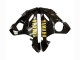 Comprar Carenados Moto Yamaha YZF R6 2003-2004 - Negro Brillante Negro Mate Oro Calcomanías