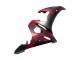 Comprar Carenados Moto Yamaha YZF 600 R6 2005 - Negro Mate Rojo Geométrico