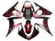 Comprar Carenados Moto Yamaha YZF 600 R6 2005 - Negro Mate Rojo Geométrico