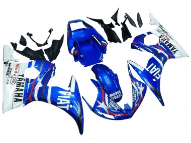 Comprar Carenados Moto Yamaha YZF 600 R6 2005 - Azul Blanco Rojo Motul Michelin Fiat
