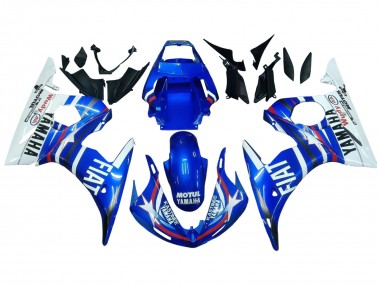 Comprar Carenados Moto Yamaha YZF 600 R6 2005 - Azul Blanco Rojo Motul Michelin Fiat