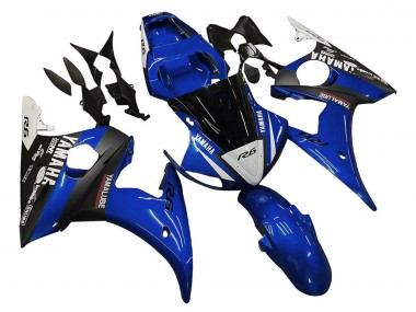 Comprar Carenados Moto Yamaha YZF 600 R6 2005 - Azul Blanco Negro Yamalube