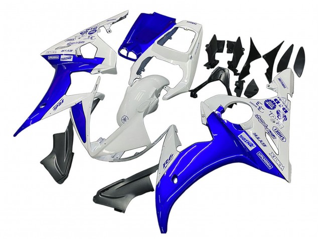 Comprar Carenados Moto Yamaha YZF 600 R6 2005 - Blanco Azul Yamalube
