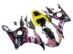 Comprar Carenados Moto Yamaha YZF 600 R6 2005 - Negro Rosa Amarillo Repsol 46