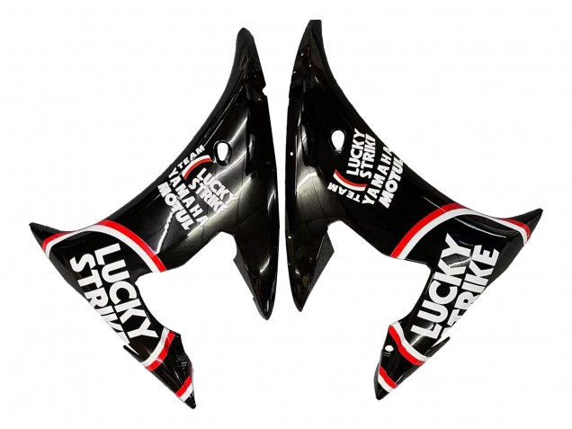 Comprar Carenados Moto Yamaha YZF 600 R6 2005 - Negro Brillante Blanco Lucky Strike Motul