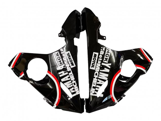 Comprar Carenados Moto Yamaha YZF 600 R6 2005 - Negro Brillante Blanco Lucky Strike Motul