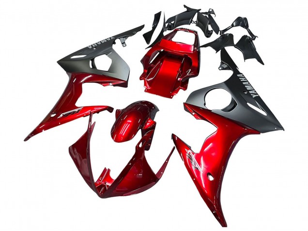 Comprar Kits Carenado Moto Yamaha YZF 600 R6 2005 - Rojo Negro Mate
