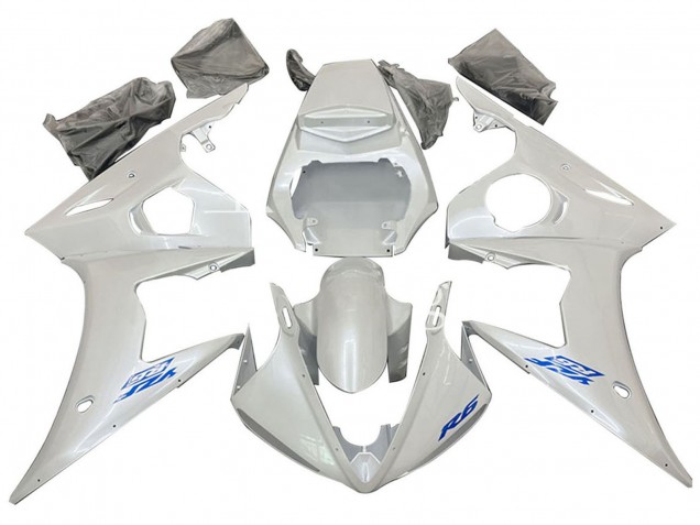 Comprar Carenados Moto Yamaha YZF 600 R6 2005 - Blanco Azul