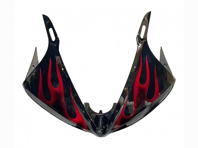 Comprar Carenados Moto Yamaha YZF 600 R6 2005 - Negro Rojo Llama