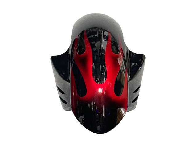 Comprar Carenados Moto Yamaha YZF 600 R6 2005 - Negro Rojo Llama