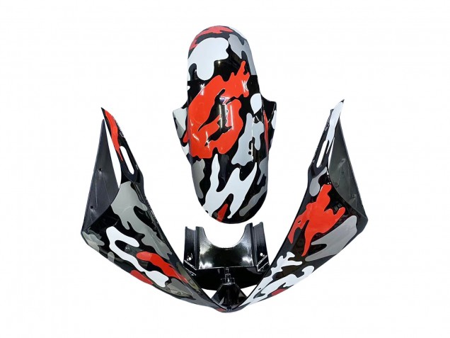Comprar Carenados Moto Yamaha YZF 600 R6 2005 - Negro Rojo Gris Camouflage